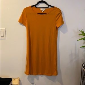 Ribbed tshirt dress